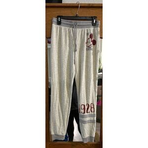 Disney Women's Cream and Grey Jogging pants